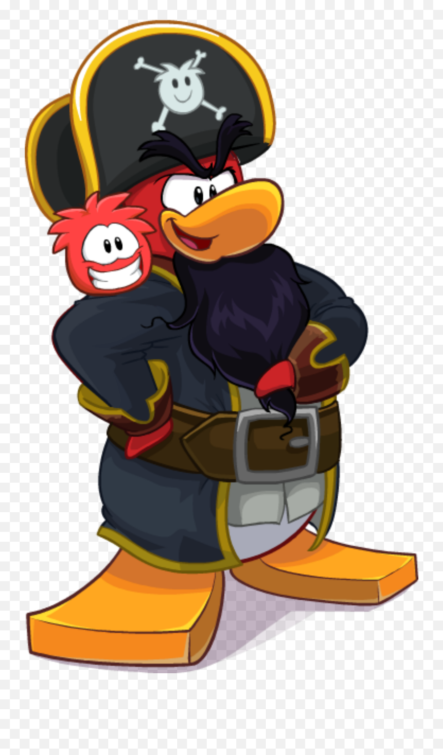 Capitán Rockhopper - Club Penguin Mascots Emoji,How To Make A Penguin Emoji