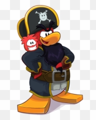 Capitán Rockhopper - Club Penguin Mascots Emoji,How To Make A Penguin Emoji