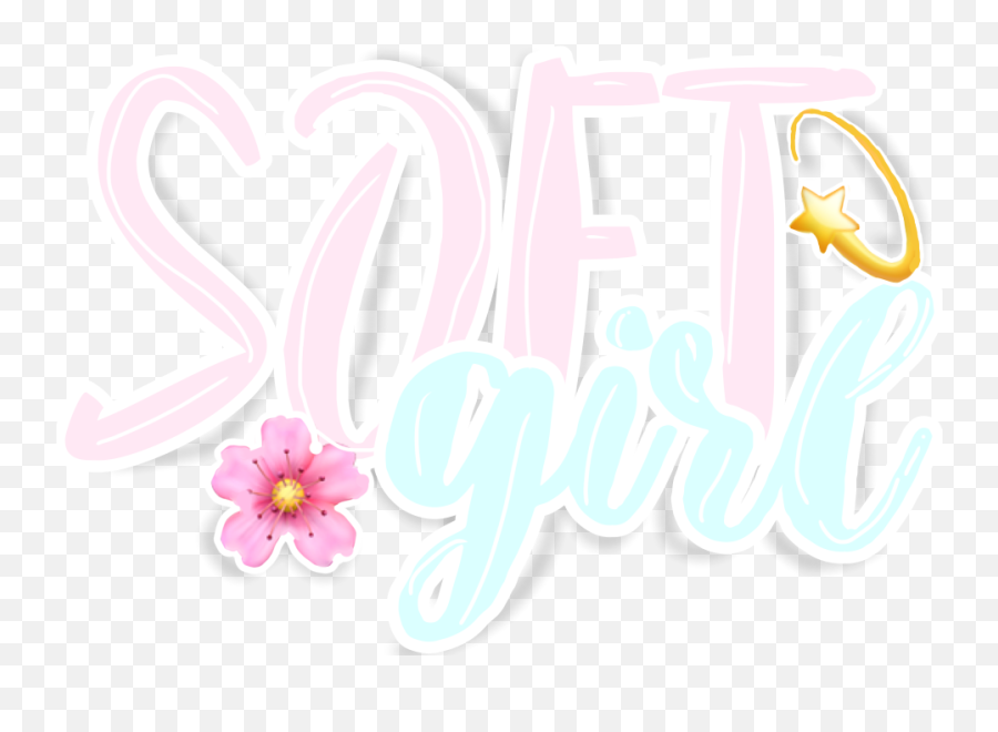 Soft Softgirl Softpink Sticker - Girly Emoji,Japanes Emojis