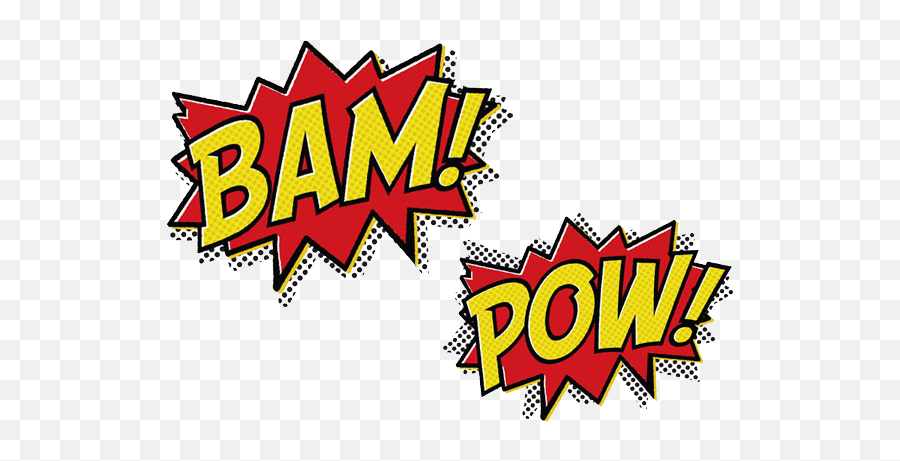 Bam Pow Cartoon Message Text - Cartoon Bam Emoji,Batman Emoji Text