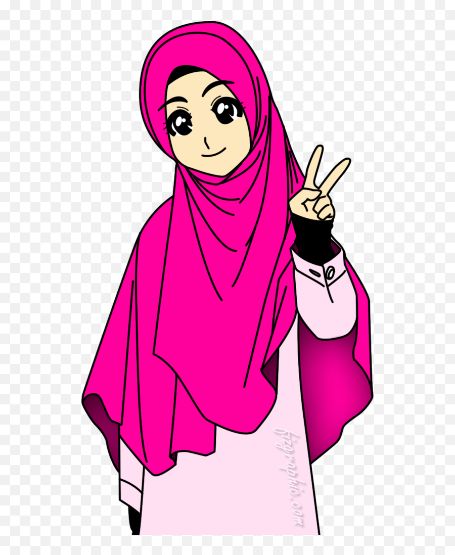 Muslimah Gambar Ibu Kartun - 618x1032 Download Hd Animasi Gambar Kartun Lucu Emoji,Gambar Emoticon Sedih