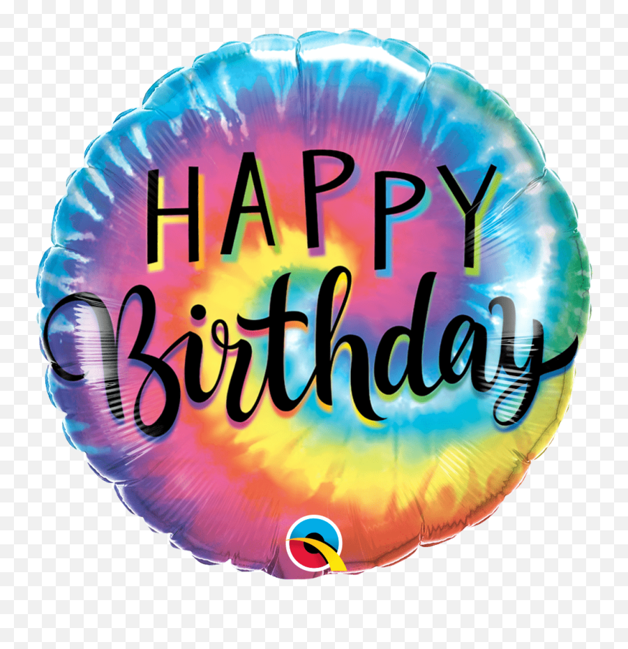 Happy Birthday Tie Dye Swirls 18 Emoji,Tie Dye Emojis