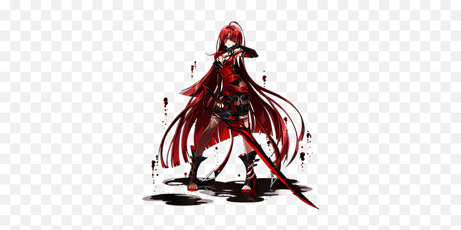 Elsword Playable Characters 2 - Warrior Red Hair Anime Girl Emoji,Elsword Emotion Commands