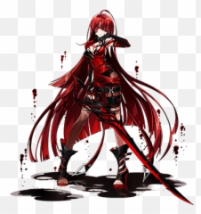 Elsword Playable Characters 2 - Warrior Red Hair Anime Girl Emoji,Elsword Emotion Commands