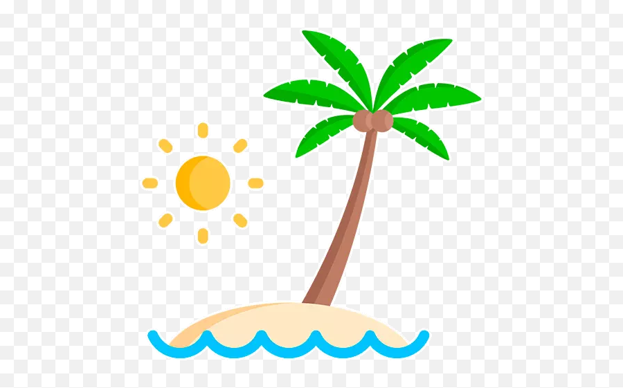 Palm Tree - Stickers For Whatsapp Fresh Emoji,Palm Tree Emoji Iphone