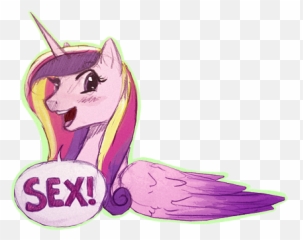 Princess Cadance Is Always Horny - Unicorn Emoji,Horny Emotions