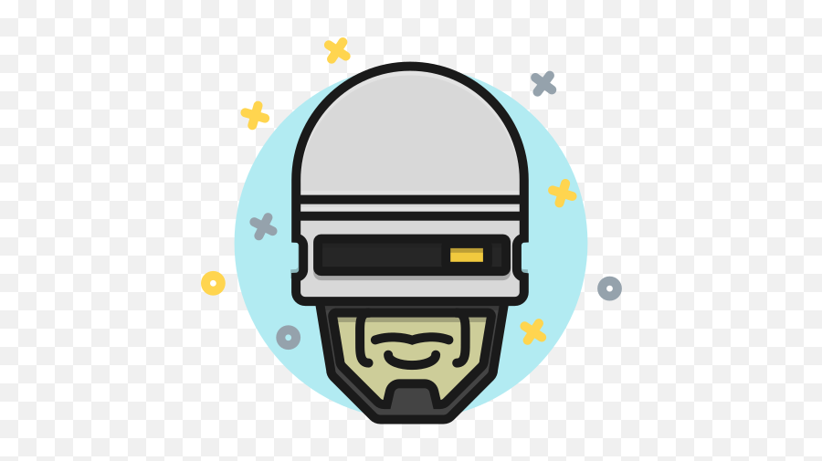 Robots Robot Robocop Free Icon Of - Hard Emoji,Robot Emoticons