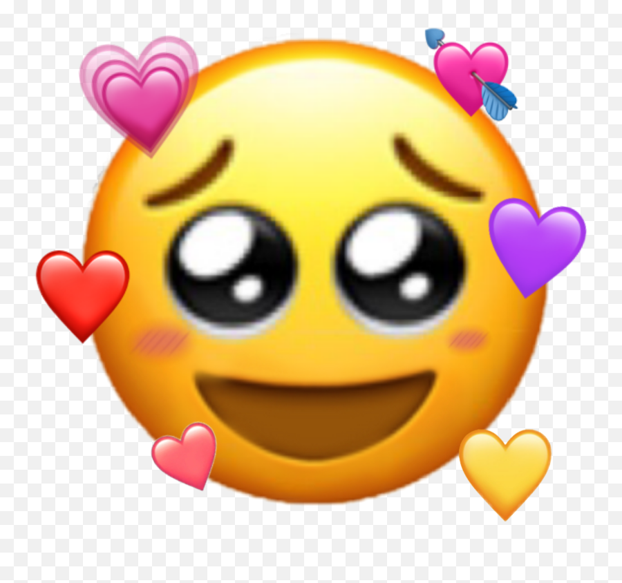 Emoji Iphone Heart Love Aesthetic - Cute Uwu Emoji,Aesthetic Emoticon