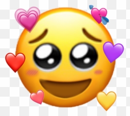 Emoji Iphone Heart Love Aesthetic - Cute Uwu Emoji,Aesthetic Emoticon