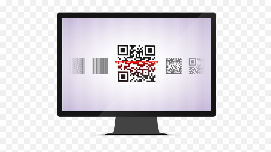 Gdpicturenet Barcode Sdk For 1d U0026 2d Barcode Reading U0026 Writing - Monitor With Qr Code Emoji,1d Emoji