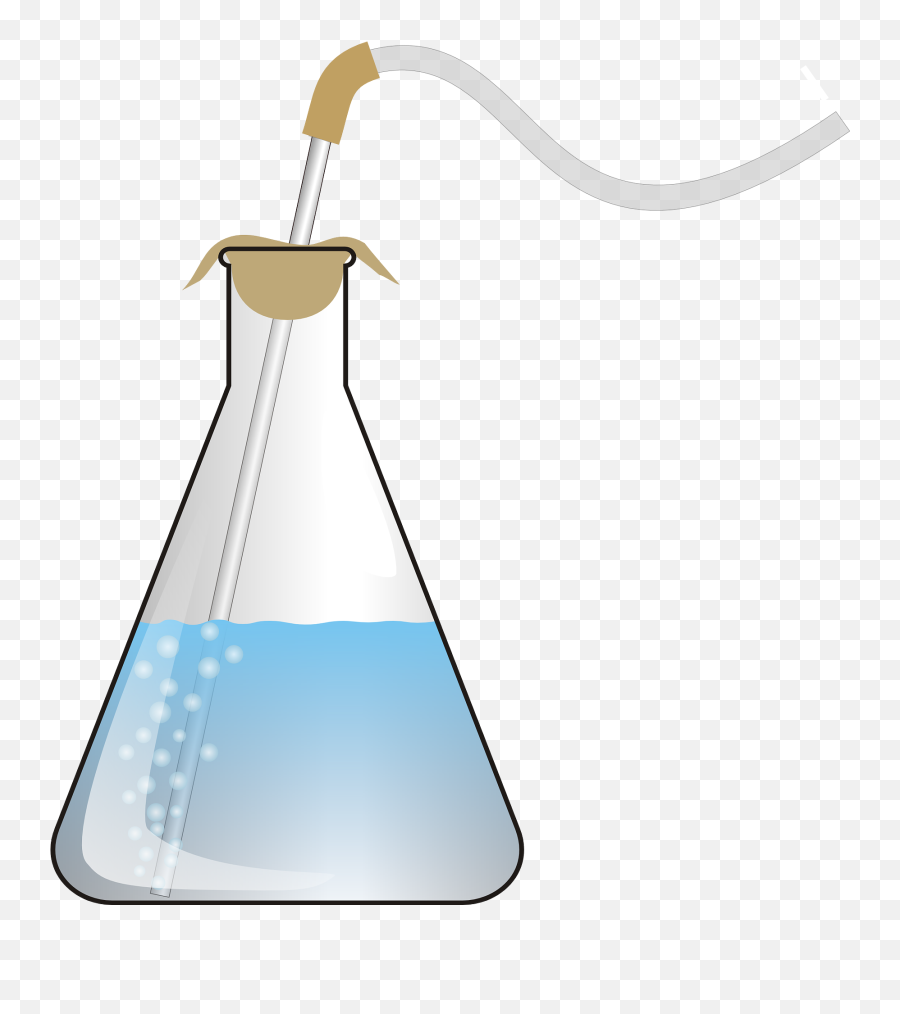 Laboratory Flask With Boiling Liquid - Erlenmeyer Flask Clipart Gif Emoji,Emotions Boiling