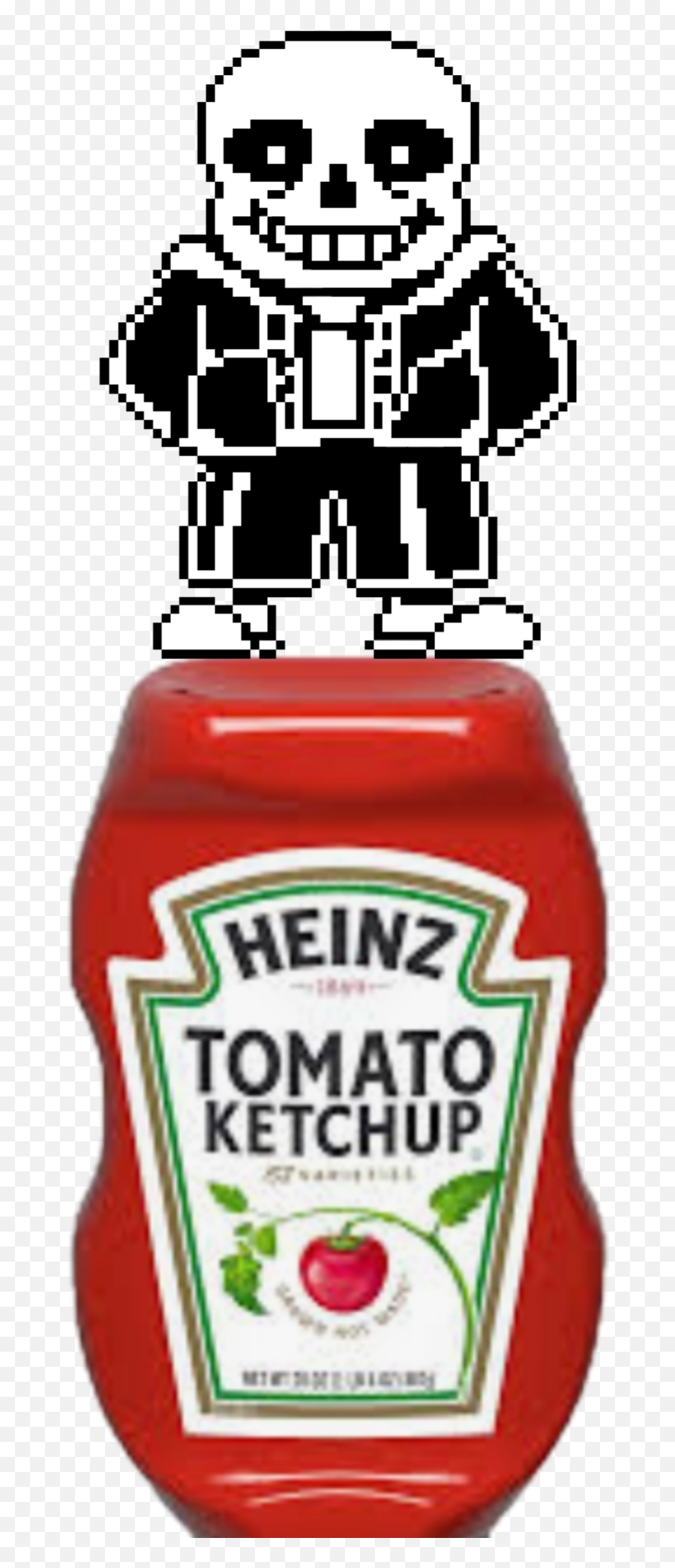 Sans Loves Ketchup Sticker - Heinz Ketchup Emoji,Ketchup Emoji