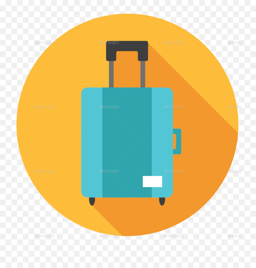 30 Flat Icons Traveling - Flat Travel Icon Png Emoji,Facebook Emoticons Suitcase