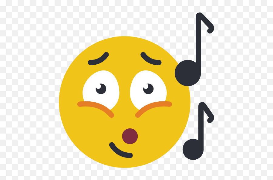 Cantando - Ícones De Smileys Grátis Happy Emoji,Emoticons Do Whatsapp Rindo