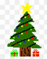 Download Hd Christmas Tree - Pixel Art Maker Christmas Tree Minecraft Christmas Tree 2d Emoji,Christmas Emoji Art