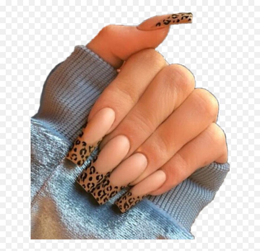 The Most Edited - Kylie Jenner Leopard Nails Emoji,How To Do A Nails With A Printable Emojis