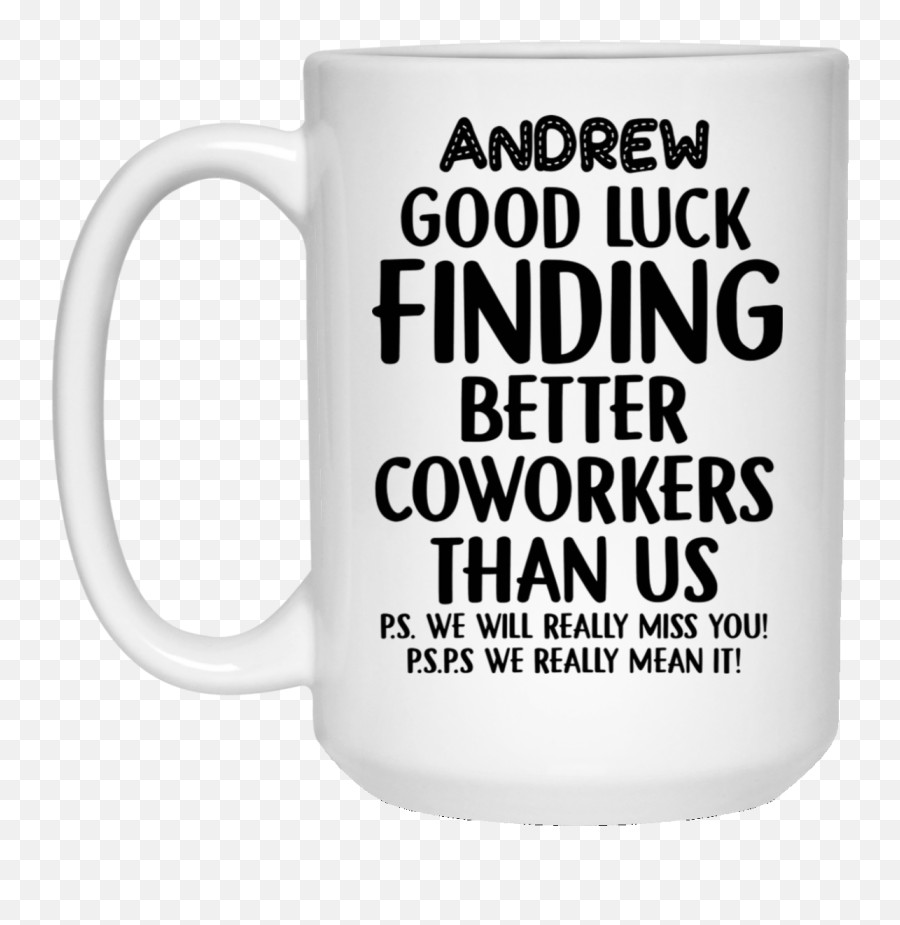 Top 3 Andrew Coworkers Leaving Gifts - Mug Emoji,Anderew Luck Emojis