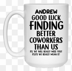 Top 3 Andrew Coworkers Leaving Gifts - Mug Emoji,Anderew Luck Emojis