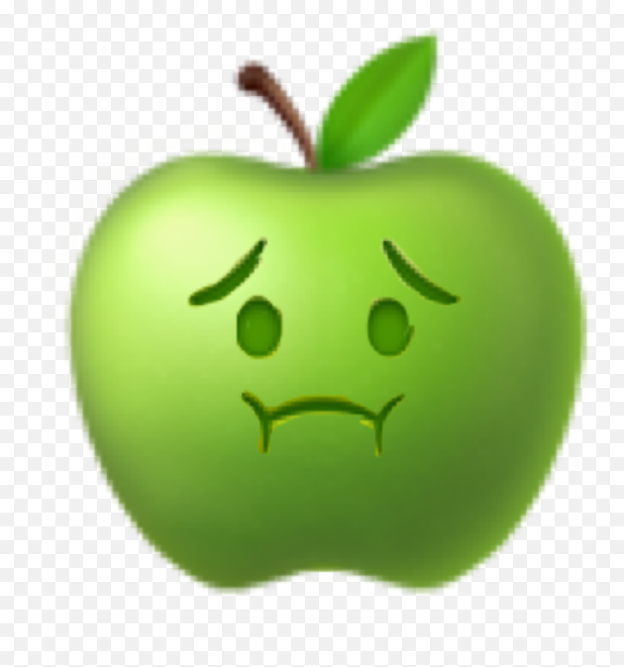 Apple Blee Emoji Green Xd Greens Sticker By Maya,Empire Emoji