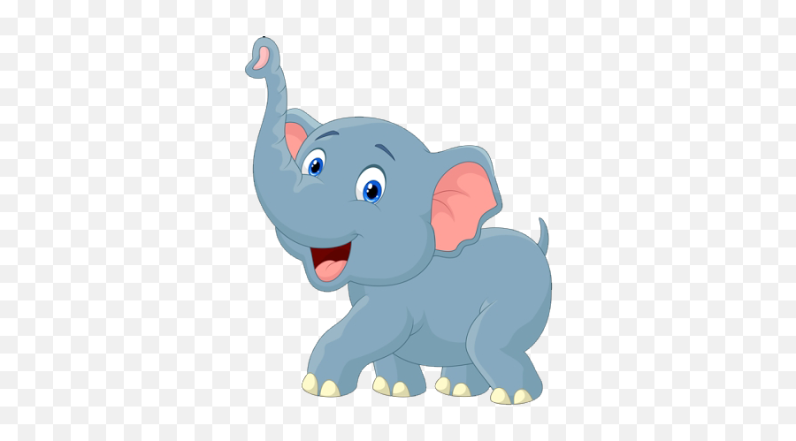 The Kind Elephant And The Wicked Tiger - Elephant Safari Animals Cartoon Emoji,Elephant Emoticon For Facebook