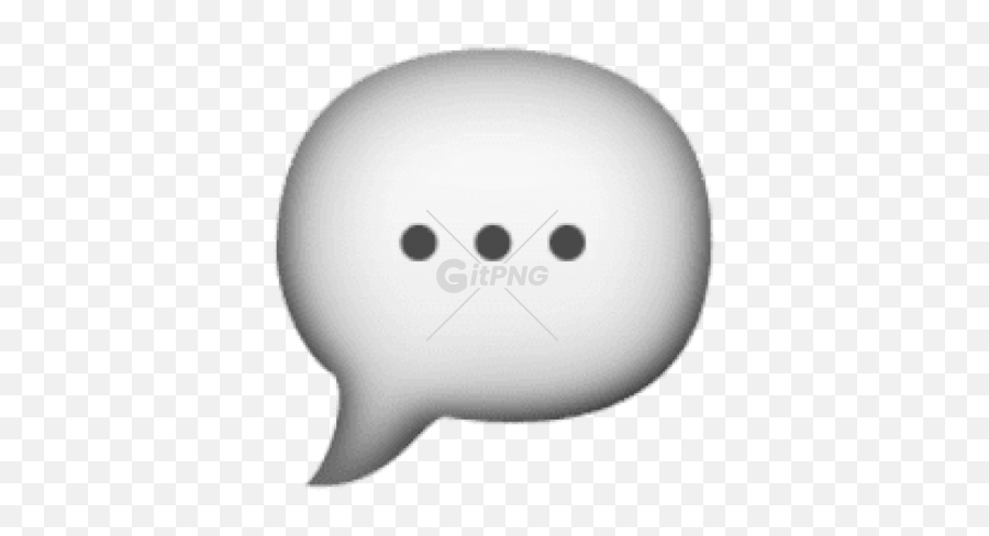 Download Hd Free Png Ios Emoji Speech Balloon Png Images - Chat Emoji Transparent,Free Emoji Downloads