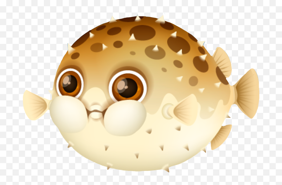 Discover Trending Pufferfish Stickers Picsart - Cartoon Puffer Fish Png Emoji,Puffer Fish Emoji
