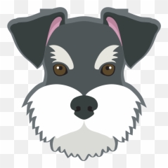 Standard Schnauzer Miniature Schnauzer - Schnauzer Clipart Emoji,Mini Schnauzer Emojis