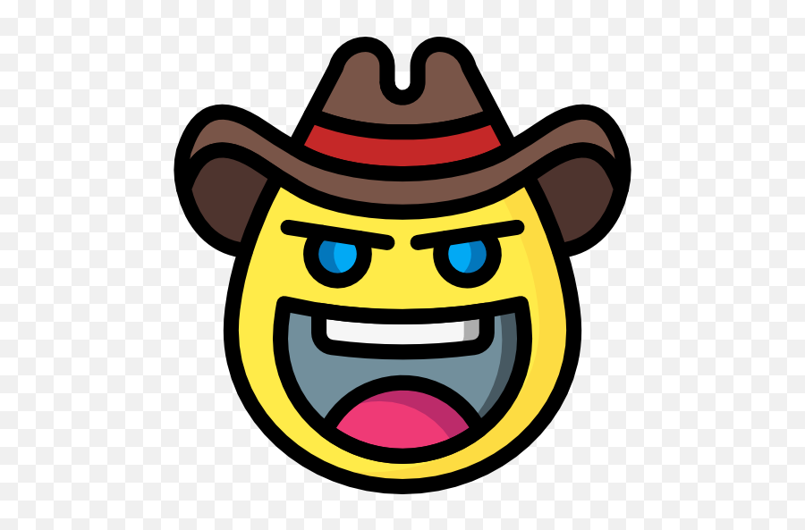 Cowboy - Free Smileys Icons Happy Emoji,Rodeo Emojis