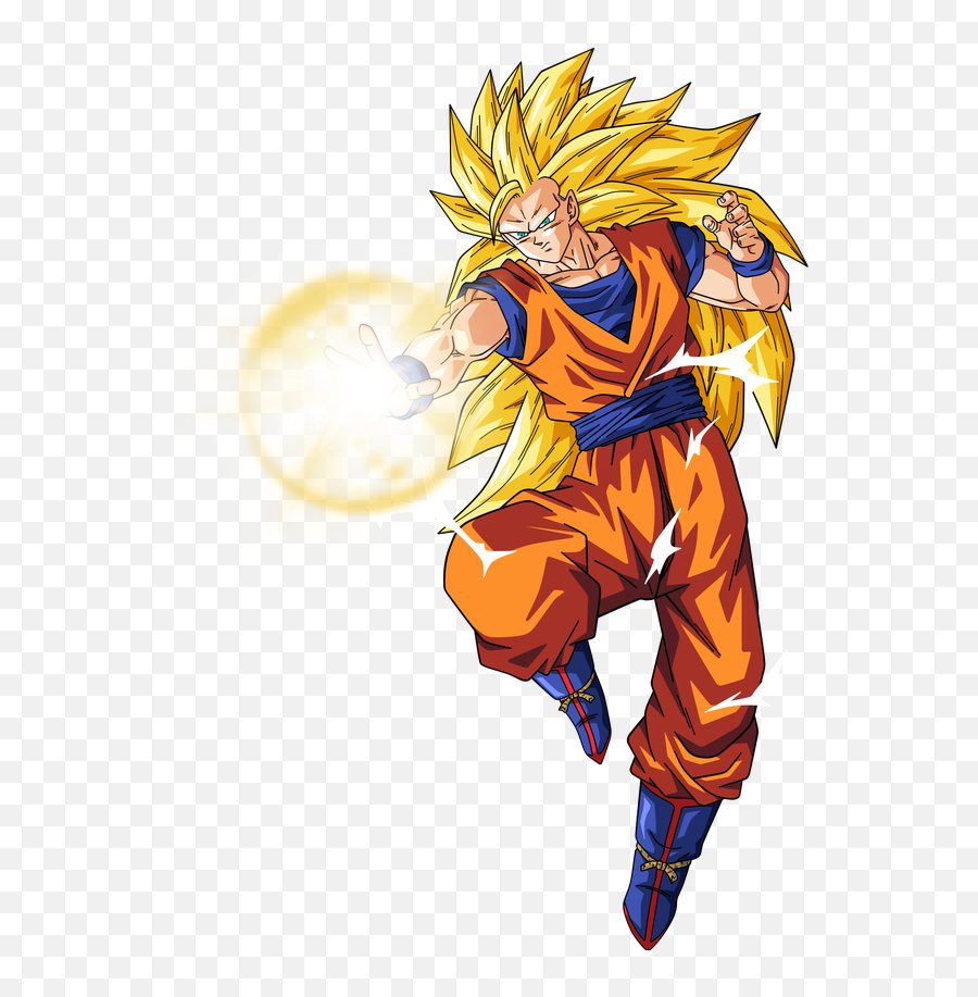 What Is Your Favorite Dragon Ball Quote - Sangoku Super Saiyan 3 Png Emoji,Dbz Goku Emotion