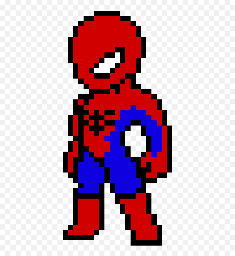 Spooderman Png - Spiderman Pixel Png Download Pixel Art Pixel Art Hombre Araña Emoji,Emoji Hole Pixel