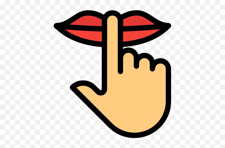 Free Icon Silence - Silence Icon Emoji,Mouth Shh Emoji