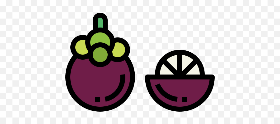 Mangosteen - Free Food Icons Emoji,Emoticon Pomelo