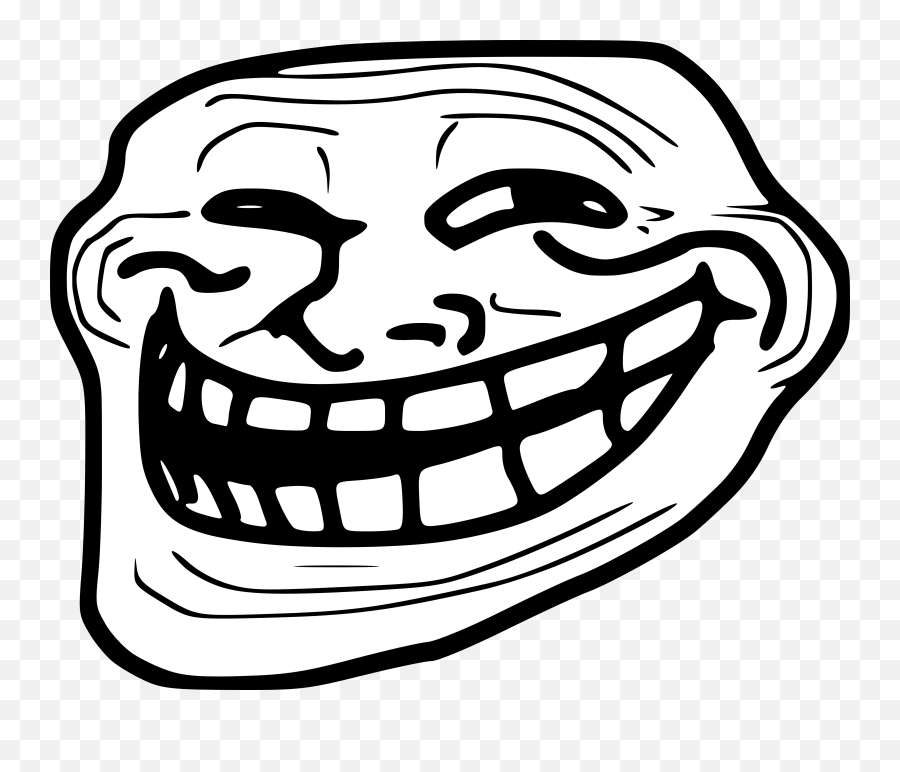 Kappa Face Transparent - Troll Face Meme Png Emoji,Kappa Emoji