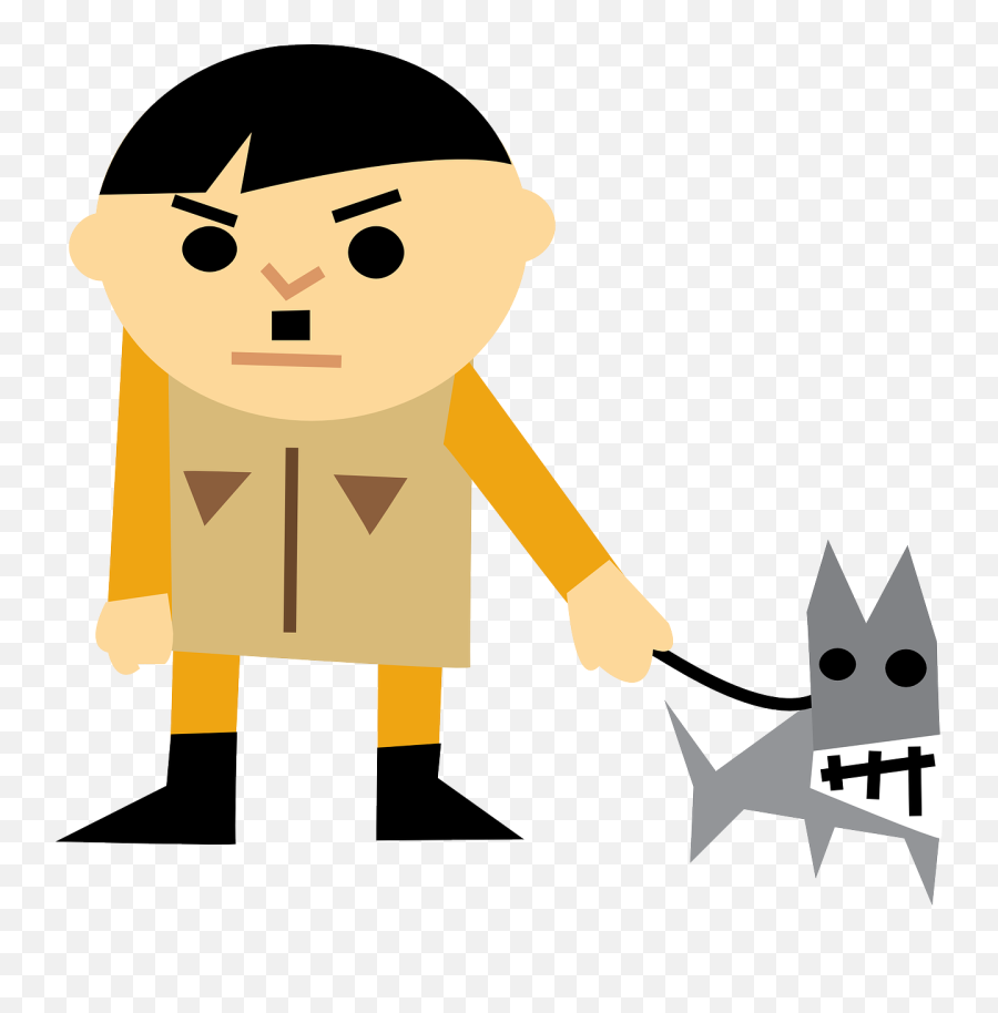 Funny Dog Adolf Hitler Character - Bad Person Cartoon Png Emoji,Leash Emoji