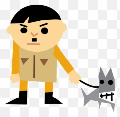 Funny Dog Adolf Hitler Character - Bad Person Cartoon Png Emoji,Leash Emoji