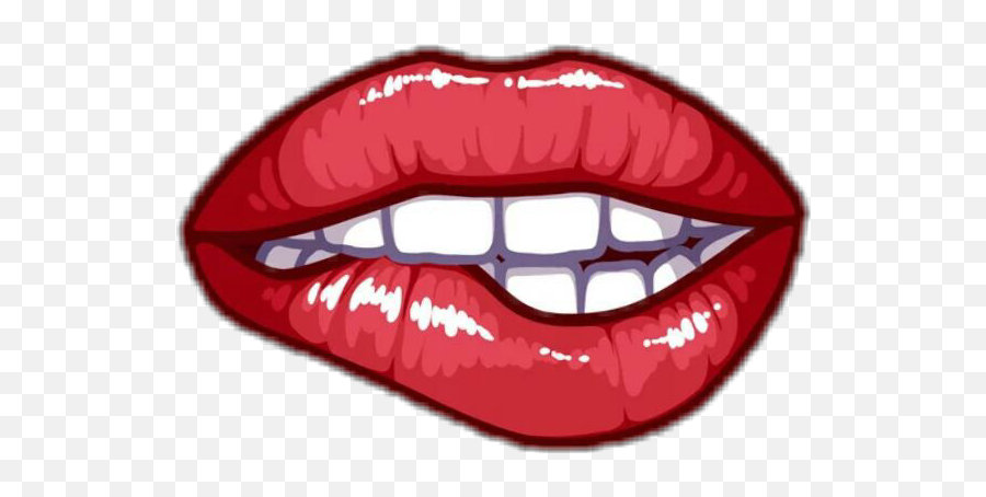 Lips Lipsart Red Pink Lip Party Sticker - Lip Care Emoji,Lipstick Emoji On Snapchat