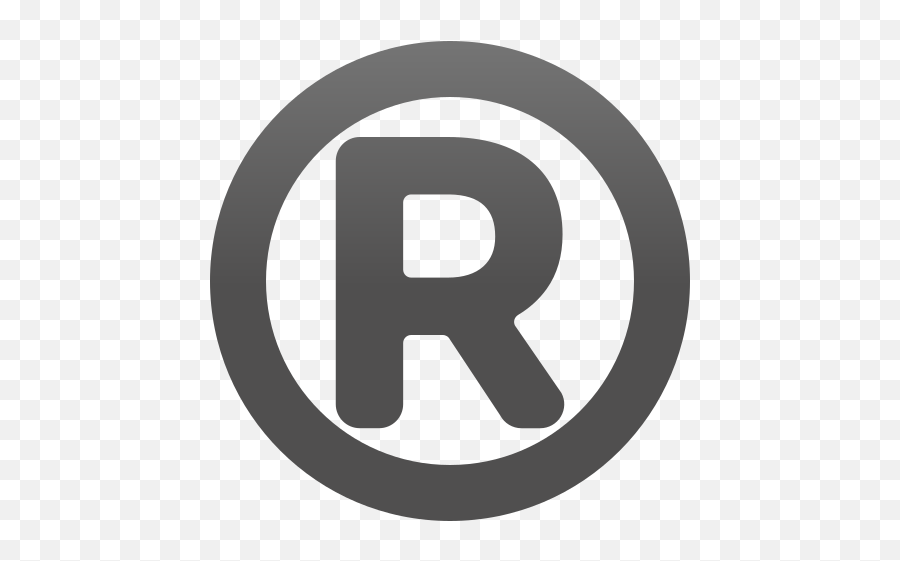 Registered Emoji - Registered Trademark Symbol Transparent,R Emoji