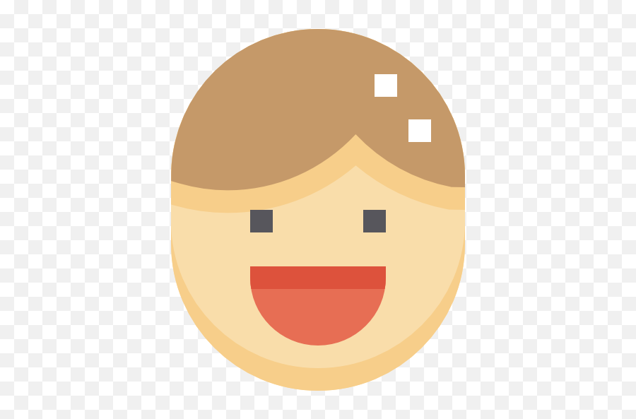 Sonrisa - Iconos Gratis De Personas Emoji,Emoticon Con Media Sonrisa