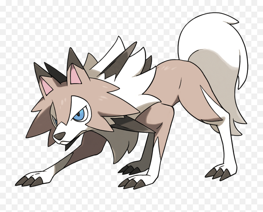 Lycanroc Pokémon - Bulbapedia The Communitydriven Emoji,Oc Wolf Emotions Reference