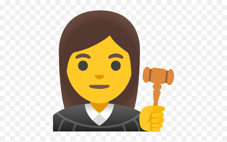 Woman Judge Emoji - Judge Emoji,Scales Emoji