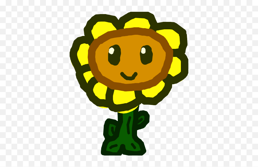 Pvz Sunflower Layer - Happy Emoji,Sunflower Emoticon