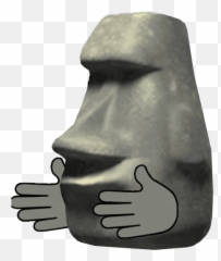 Moai emoji clipart. Free download transparent .PNG