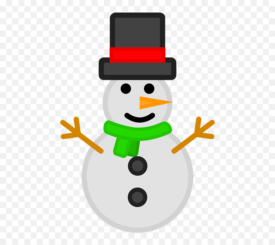 Snowman Snow Winter - Free Vector Graphic On Pixabay Emoji,Get Emoji Snowflake