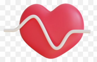 Premium Heart Pulse 3d Illustration Download In Png Obj Or Emoji,Heart Beat Emoji