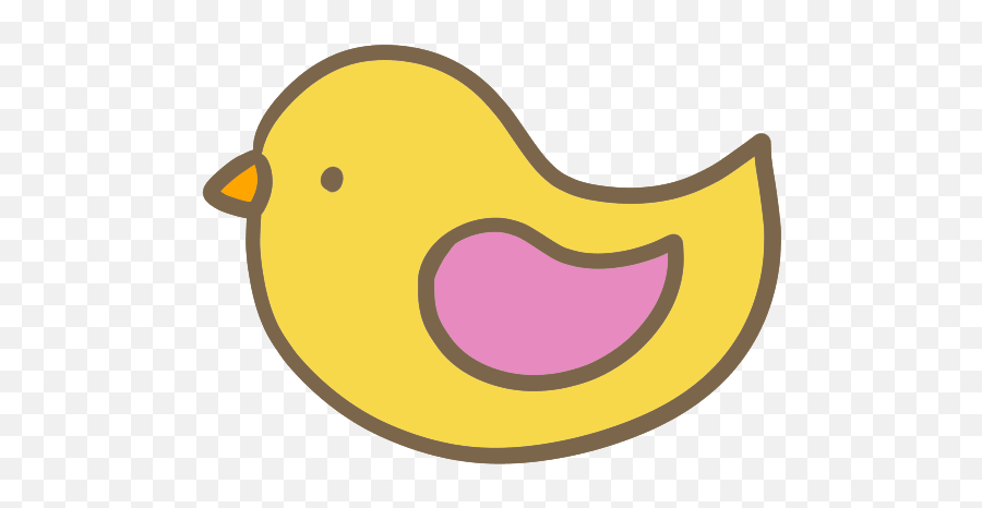 Little Bird Yellow Illustration Material - Lots Of Free Emoji,Duck With Emoji Hands