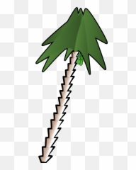 Leaning Palm Tree Clipart - Leaning Tree Clipart Emoji,Palm Tree Emoticon