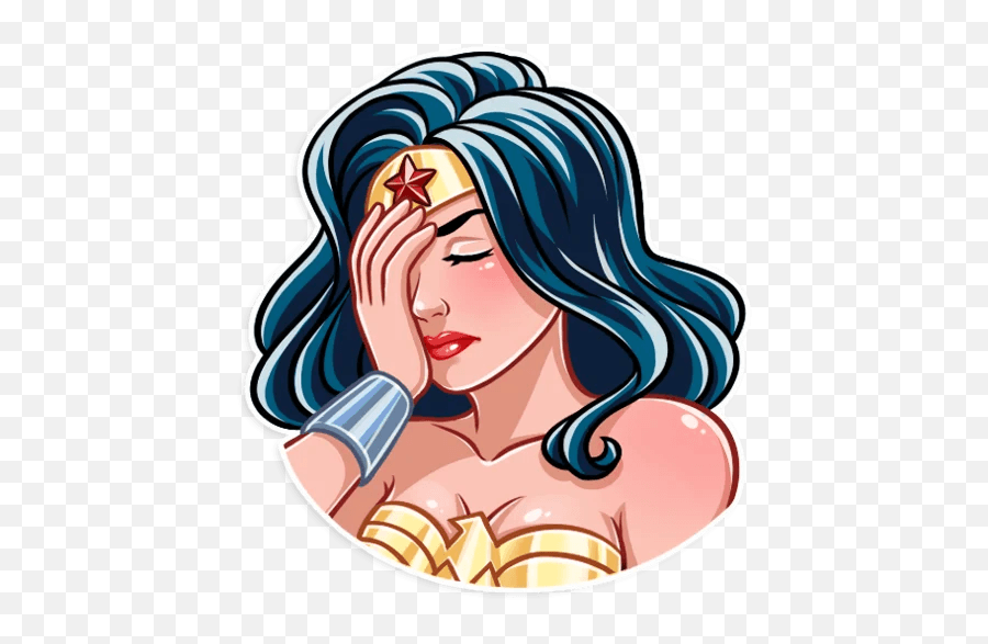 Wonder Woman - Telegram Sticker Wonder Woman Artwork Wonder Woman Sticker Telegram Emoji,Kiko Emoji