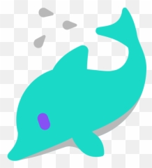 Emojis De Delfin Transparent Png Image - Fish Emoji,Fleur De Lis Emoji Iphone