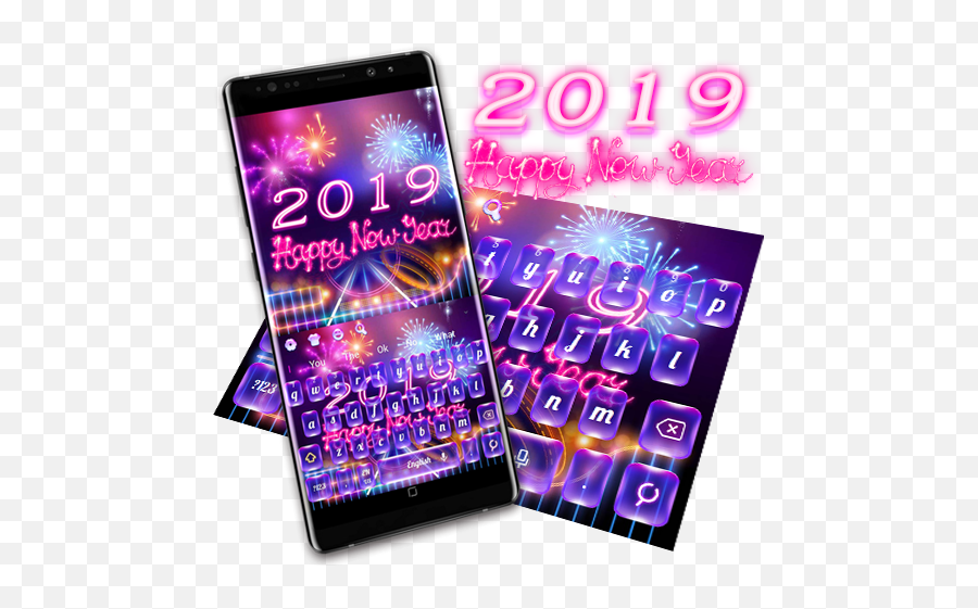 2019 Happy New Year Keyboard - Google Playu0027d Ttbiqlr Girly Emoji,Emoji Klaviatura