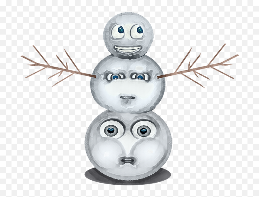 Smiley Snowman - Maeve Emoji,Snowman Emoji